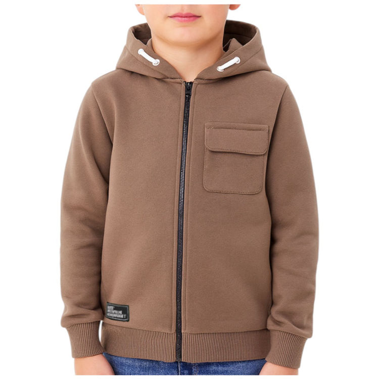 Picture of LLC1260 LEE COOPER KIDS THERMAL ZIP UP JACKET WITH HOODY
